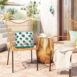 Opalhouse wicker patio accent sales chair