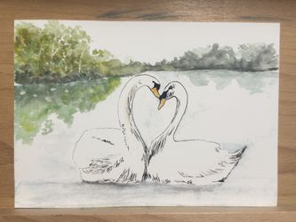 2 Swan In Love