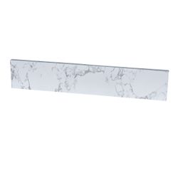 White Marble Pattern Bathroom Sidesplash Panel