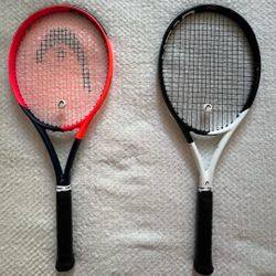 2 HEAD Tennis Rackets 