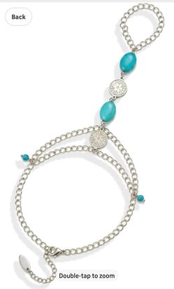 Turquoise Bracelet for Women, 14K Gold Plated Adjustable Stackable Boho Hand Chains - Healing Stone Jewelry Gift for Her, Christmas, Birthday, Dainty 