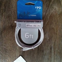 Lightning Cord iPhone To Type C