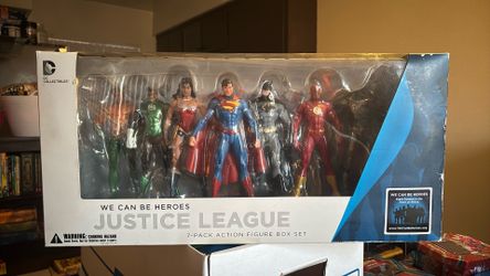 Justice League 7 Pack Action Figure Set We Can Be Heroes DC Collectibles