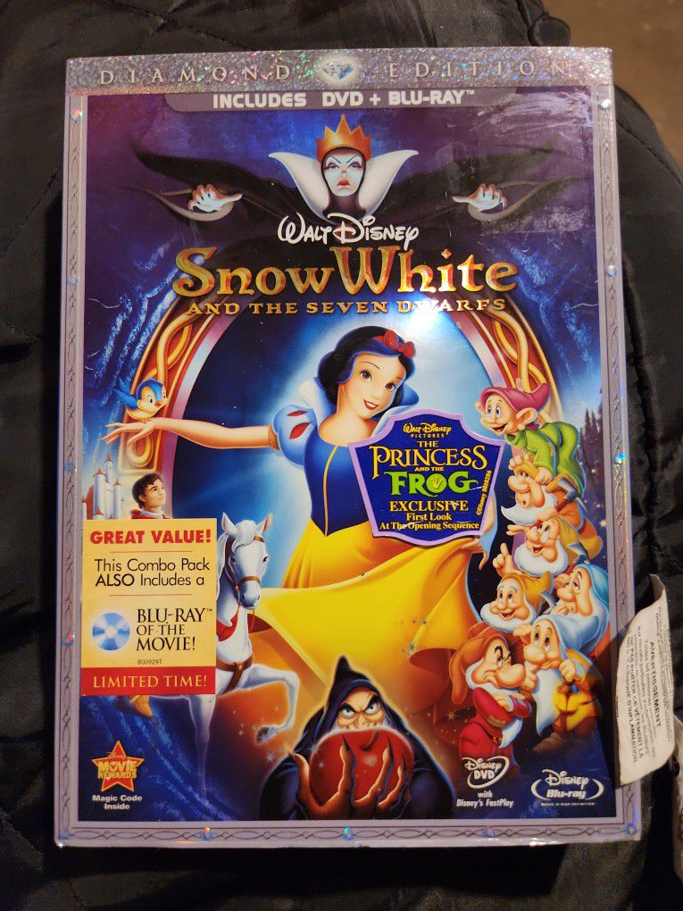 Blu-Ray + DVD Snow White And The Seven Dwarfs 