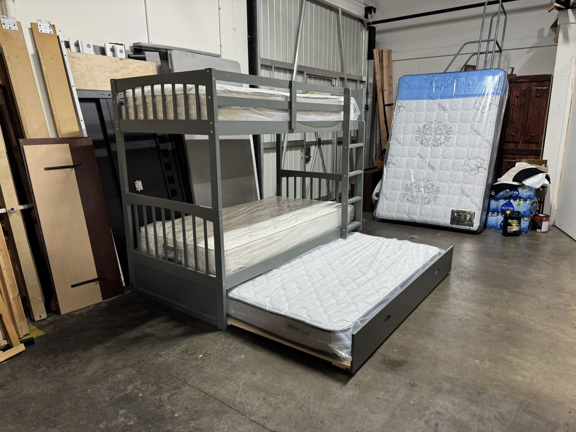 Twin Bunk Bed With Trundle $499 “Read Description”