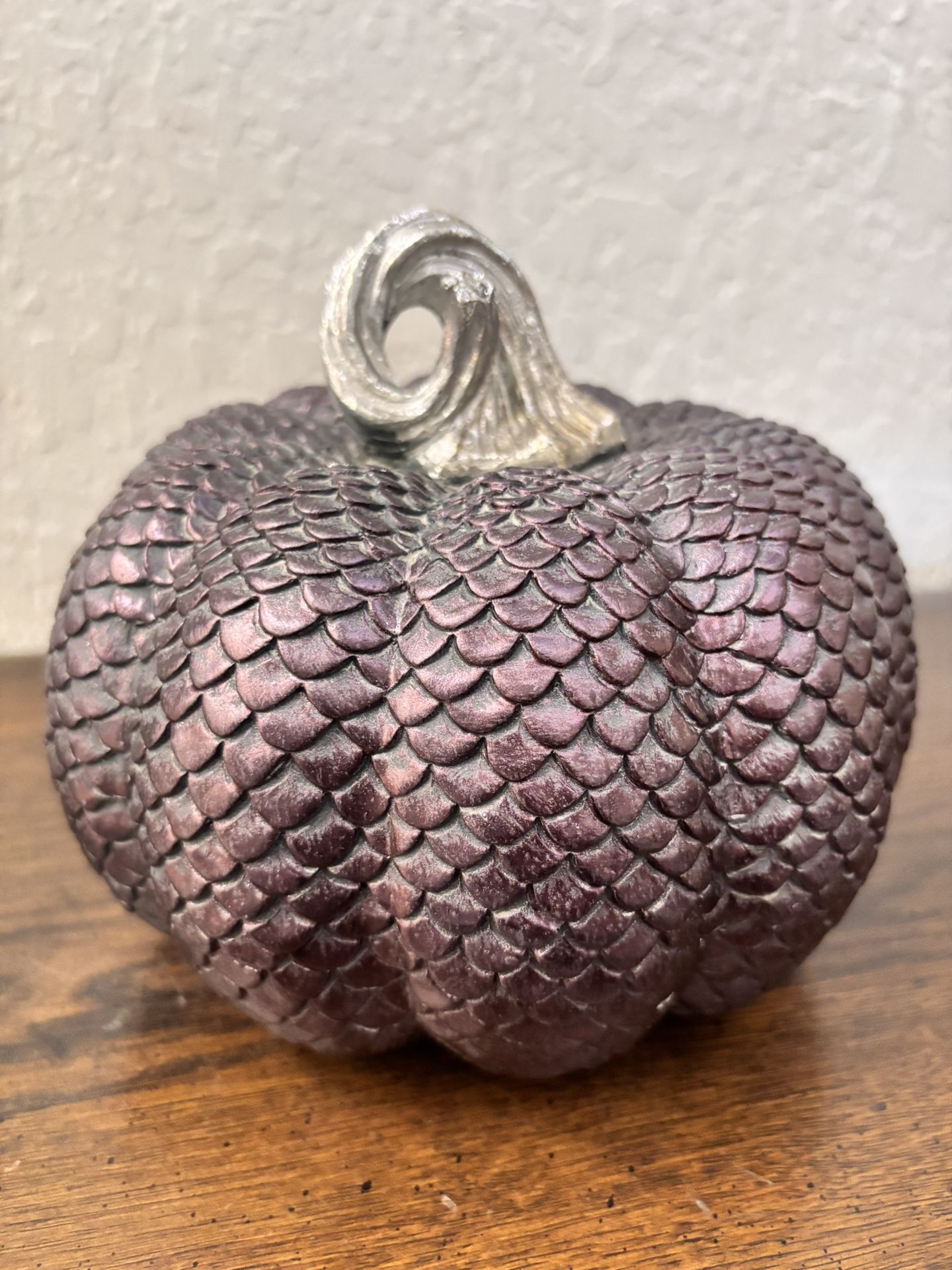 Purple: Decorative Pumpkin with Scales