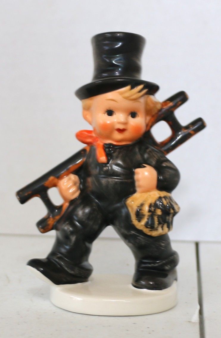 Collectible Goebel Hummel Chimney Sweep Figurine 6" EUC West Germany Vintage Ceramic