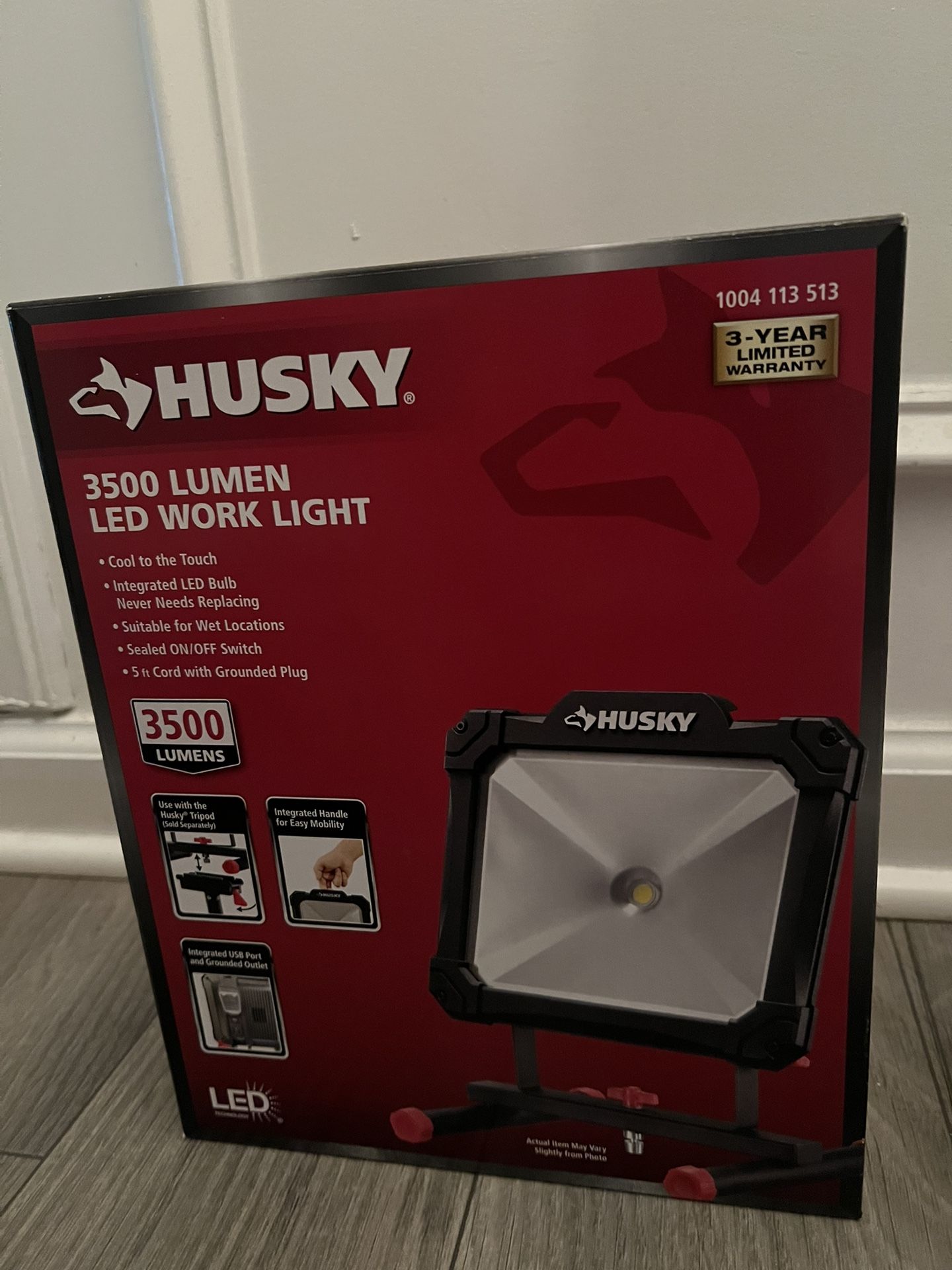 Husky 3500lm LED Portable Work Light