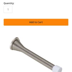 4" Satin Nickel Flex Door Stoppers