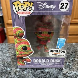 Vinyl Toy Funko Pop Disney Art series: Donald Duck #27 Vinyl.  Brand new factory sealed.  Smoke free home 