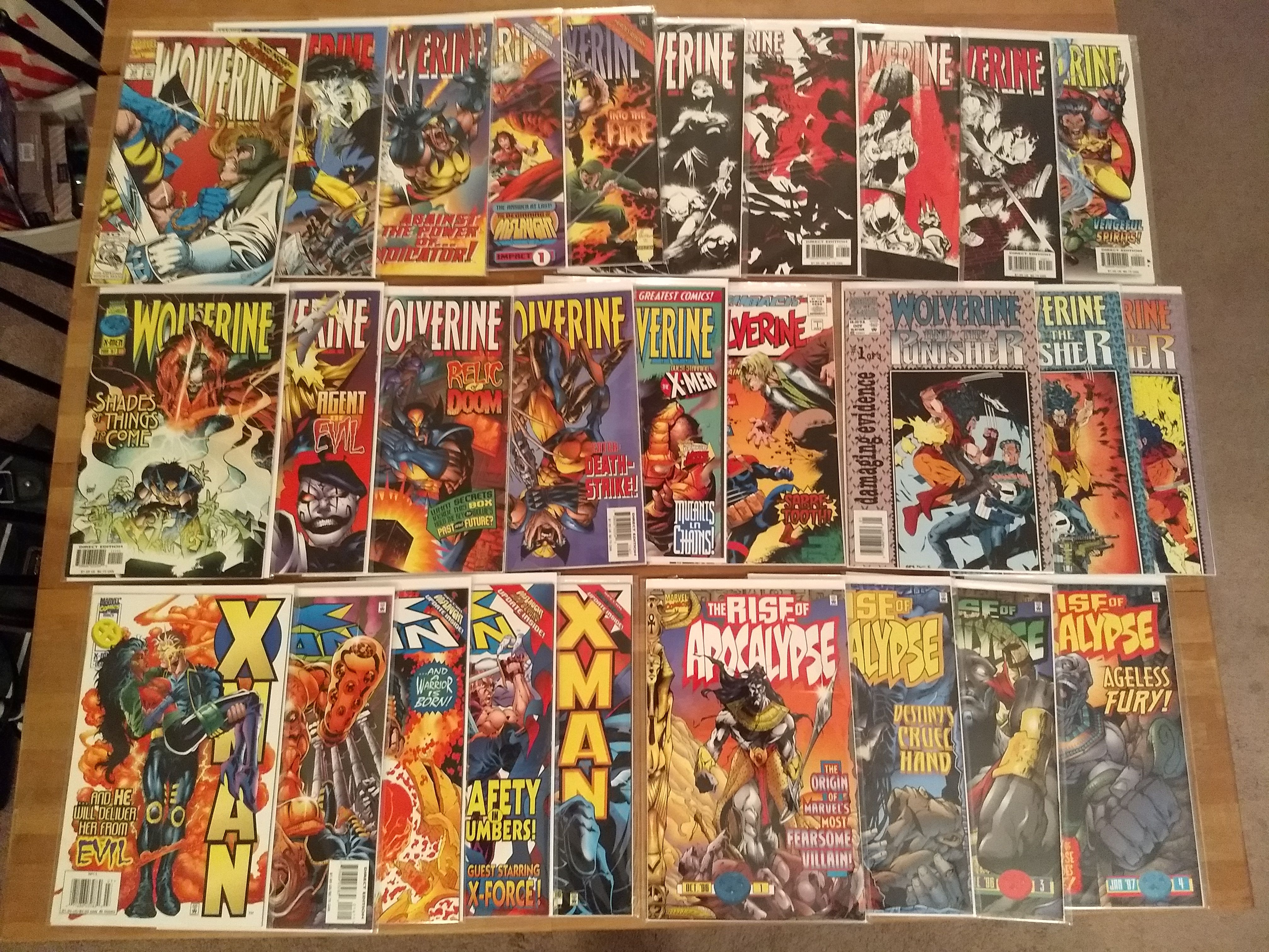 Various Marvel Comics Lot - Wolverine, Cable, X-Factor, etc - 51 Issues
