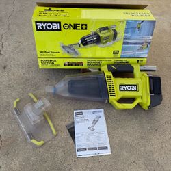 RYOBI ONE+ 18V Handheld Cordless Pool Vacuum Cleaner (Tool Only) with Floor Head