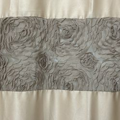 Beautiful shower curtain.