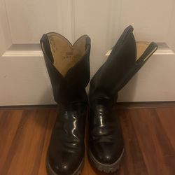 Black Roper Black Boots