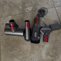 Dyson Attachments And Car Charger. These Will Fit Multiple Models Of Dyson.
