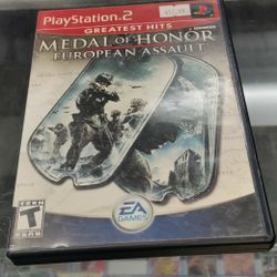 Medal Of Honor European Assault Ps2 