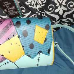 Nightmare Before Christmas Sally Loungefly Crossbody Purse, NEW