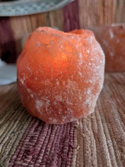Natural Himalayan Pink Salt Tealight Candle Holder