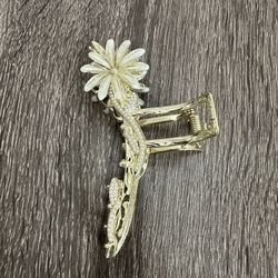 Flower metal Hair Clip 