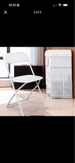 New in Box Folding Chairs - $90 for set of 10
