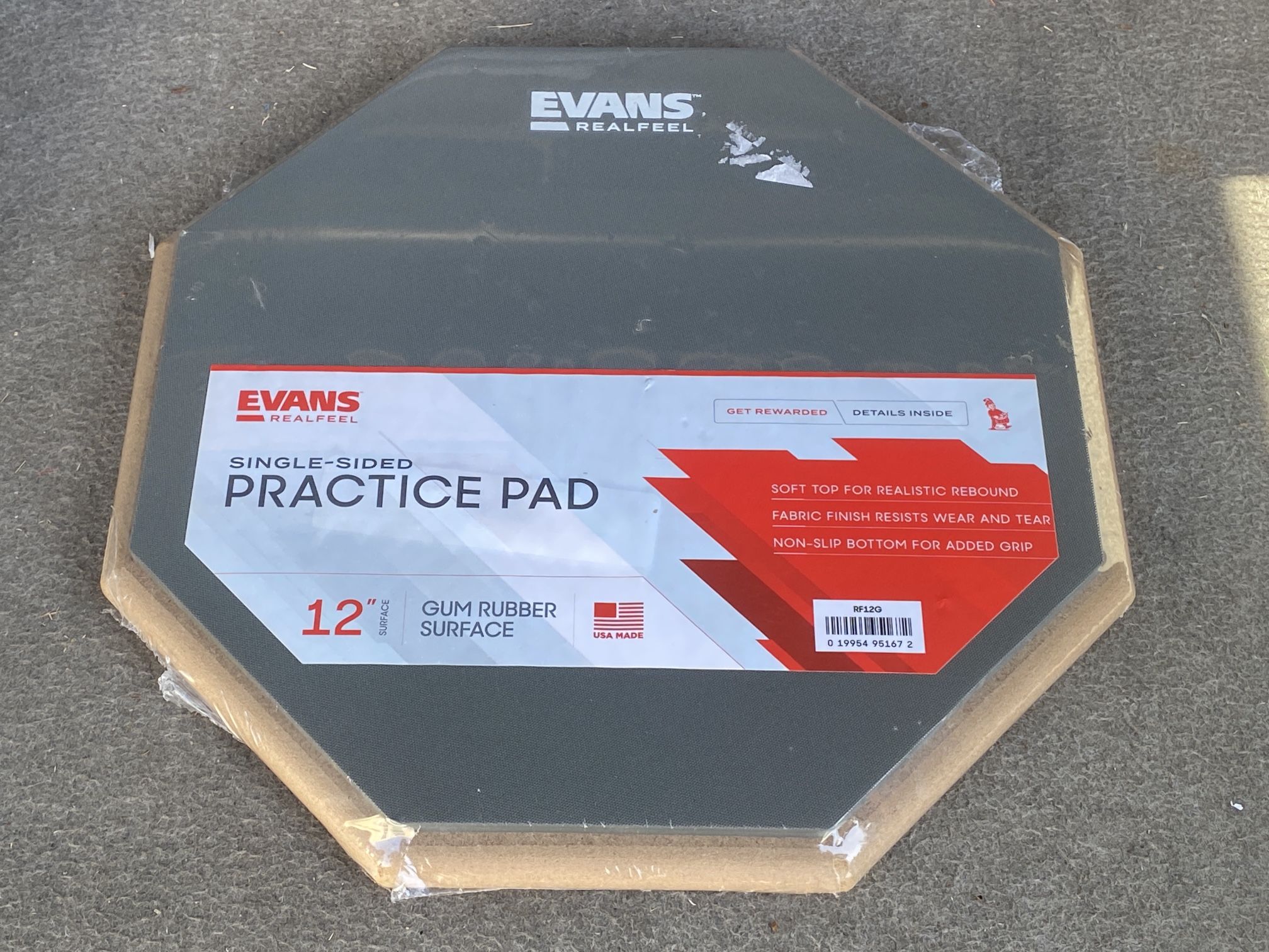 Evans Real Feel Drum Practice Pad