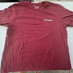Maroon Columbia shirt 
