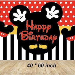 Mickey Mouse Bday Set And Ears