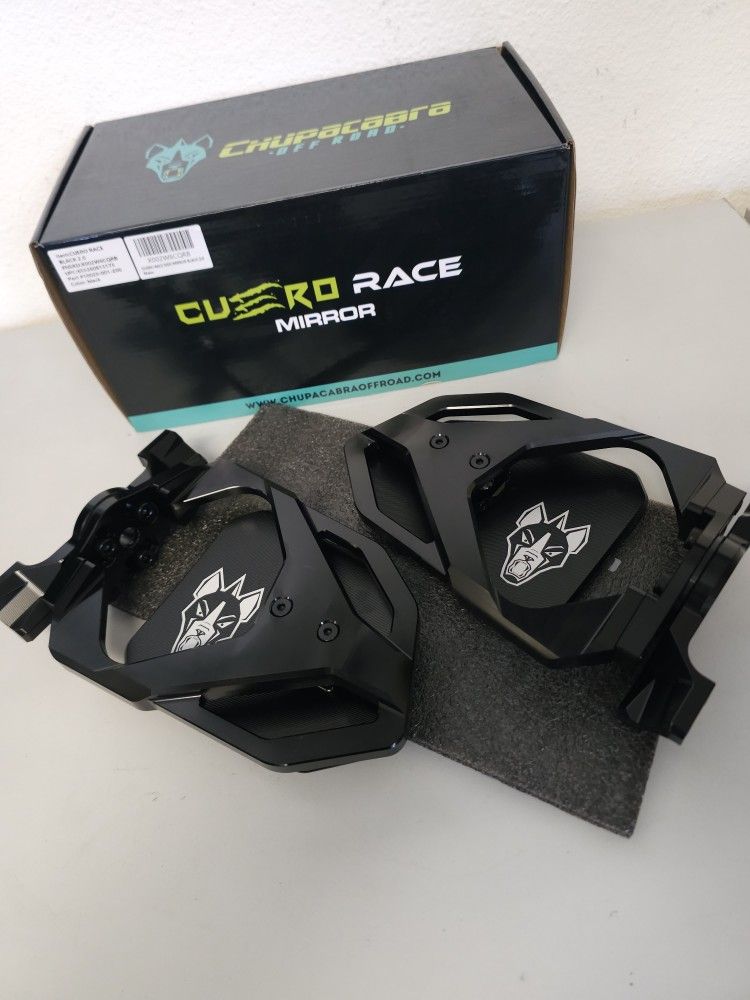 New Chupacabra Cuero Race Utv Side Mirros With Light Mounts 