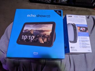 Amazon Echo Show 8 (3rd Gen) and Feit Electric Smart Indoor Pan & Tilt Camera