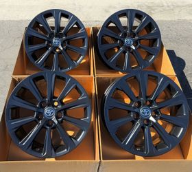 18” Toyota Grand Highlander OEM Wheels Satin Black