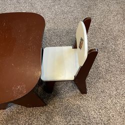 Kids Table And Two Chairs 