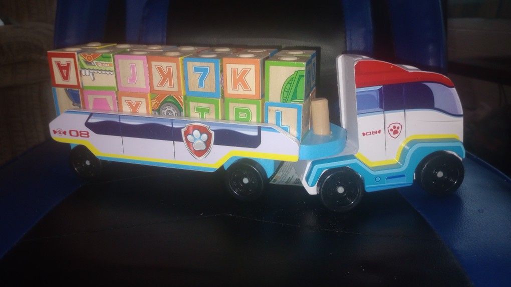 Melissa And Doug Paw Patrol Wooden ABC