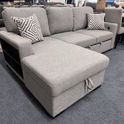 Light Gray Sectional Sleeper 