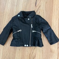 Urban Republic, Girls Faux Leather Peplum Moto Jacket