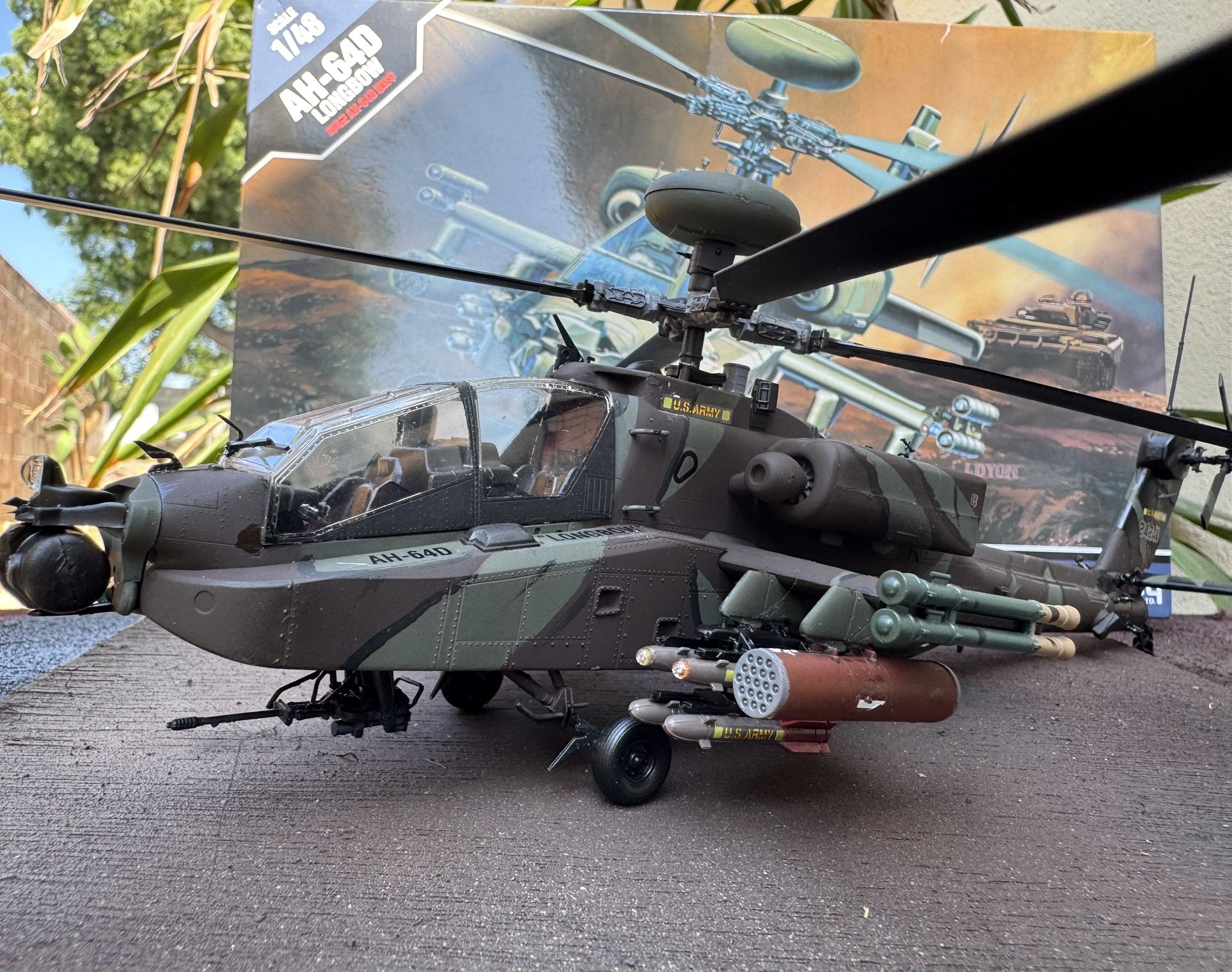 Apache Helicopter 1/48 Scale