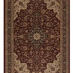 Persian Classic Red 8 ft. x 10 ft. Medallion Area Rug