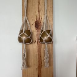 Hanging Macramé Planter