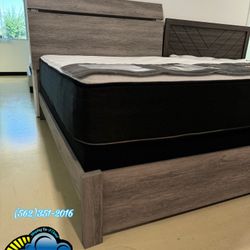 Queen Sley Bed With Mattress Included Nuevo Colchon 