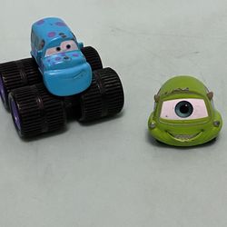 Pixar Monsters Inc Cars Sully & Mike Wazowski 