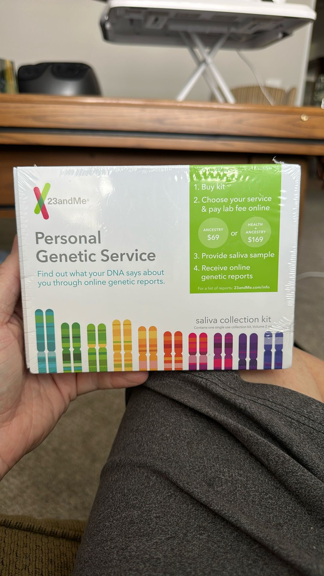 23 and Me Saliva Collection Kit