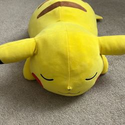 Sleeping Pikachu Stuffed Toy