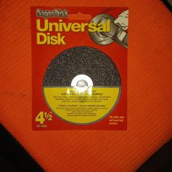SUPER UNIVERSAL DISK 4 1/2"..5/8 HOLE