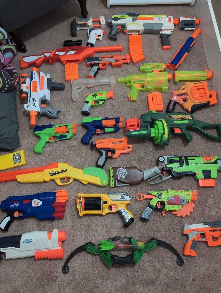 20+ Nerf Guns