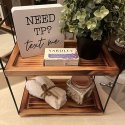 Bathroom Or Laundry Room Decor And Shelf 