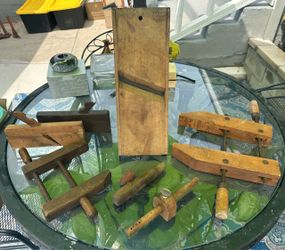 Antique tools and display items