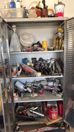 Cabinet full of tools