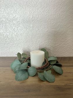 Eucalyptus Candle Rings (Set)