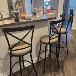 Set Of 5 Farmhouse Bar Stools