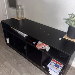 WOODEN TV STAND