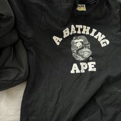 grey bape shirt 